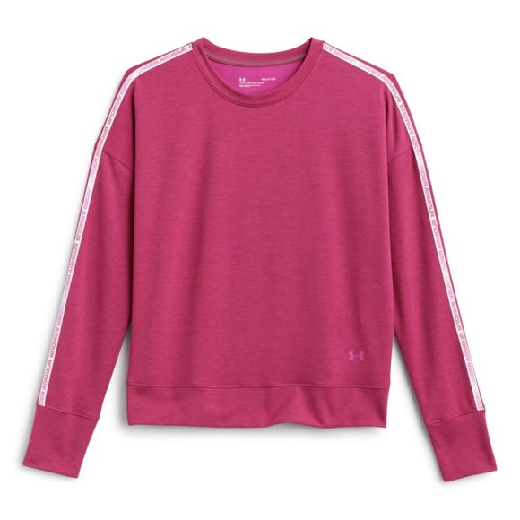 Under Armour Tops - NWT Under Armour Terry Taped Crew Pullover